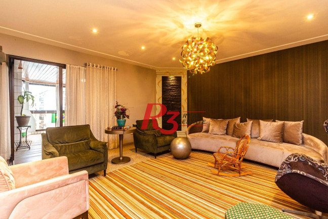 Imagem Apartamento com 4 Quartos à Venda, 377 m² em Gonzaga - Santos Imagem Apartamento com 4 Quartos à Venda, 377 m² em Gonzaga - Santos