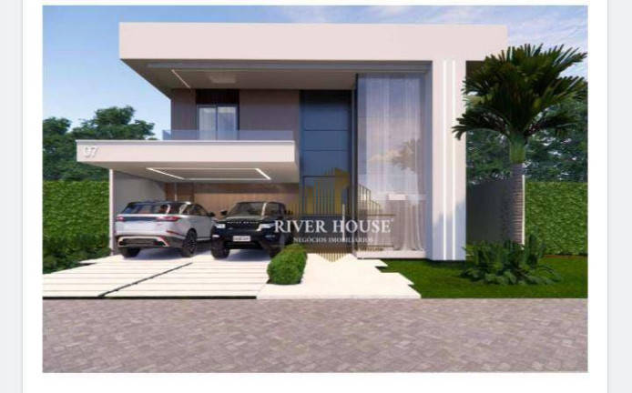 Imagem Casa com 3 Quartos à Venda, 354 m² em Condomínio Residencial Florais Da Mata - Várzea Grande