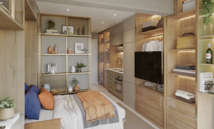 Imagem Apartamento com 1 Quarto à Venda, 26 m² em Campo Belo - São Paulo Imagem Apartamento com 1 Quarto à Venda, 26 m² em Campo Belo - São Paulo