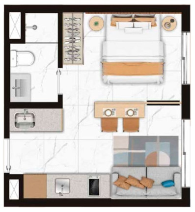 Imagem Apartamento à Venda, 24 m² em Vila Pompéia - São Paulo Imagem Apartamento à Venda, 24 m² em Vila Pompéia - São Paulo
