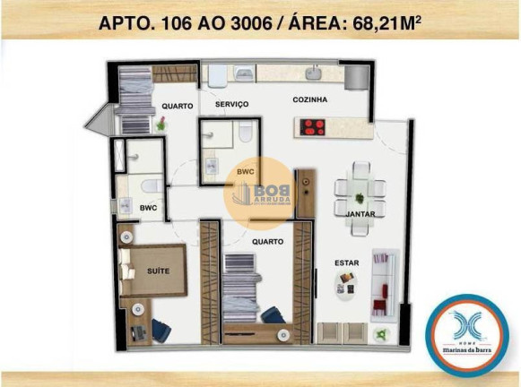 Imagem Imóvel com 1 Quarto à Venda, 37 m² em Candeias - Jaboatão Dos Guararapes