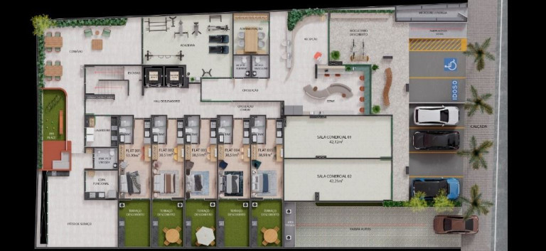 Imagem Apartamento com 1 Quarto à Venda, 26 m² em Tambaú - João Pessoa