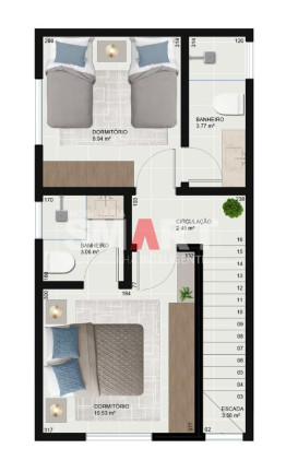 Imagem Casa com 2 Quartos à Venda, 77 m² em Vila Lenzi - Jaraguá Do Sul