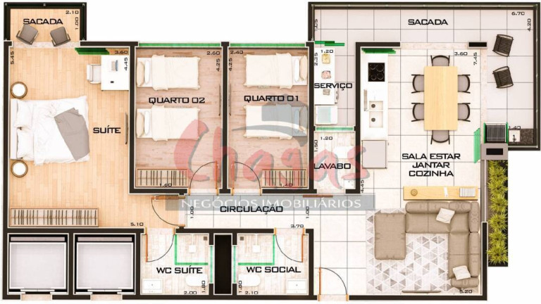 Imagem Apartamento com 3 Quartos à Venda, 124 m² em Martim De Sá - Caraguatatuba Imagem Apartamento com 3 Quartos à Venda, 124 m² em Martim De Sá - Caraguatatuba