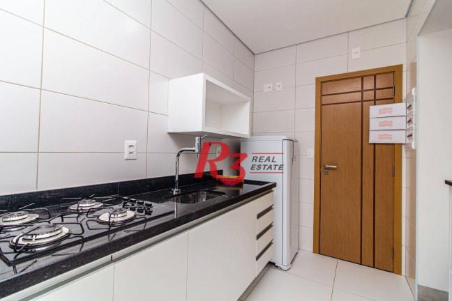 Imagem Apartamento com 1 Quarto para Alugar, 52 m² em Aparecida - Santos