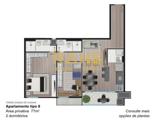 Imagem Apartamento com 2 Quartos à Venda, 76 m² em Centro - Joinville Imagem Apartamento com 2 Quartos à Venda, 76 m² em Centro - Joinville