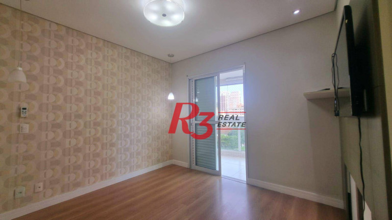 Imagem Apartamento com 3 Quartos para Alugar, 178 m² em Gonzaga - Santos