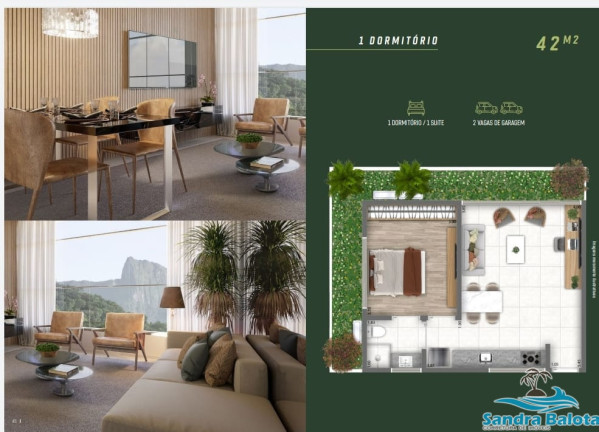 Imagem Apartamento com 2 Quartos à Venda, 67 m² em Jardim Carolina - Ubatuba