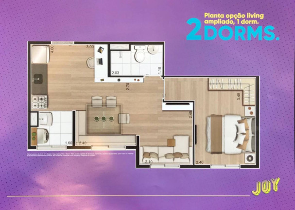 Imagem Apartamento com 2 Quartos à Venda, 35 m² em Vila Ré - São Paulo