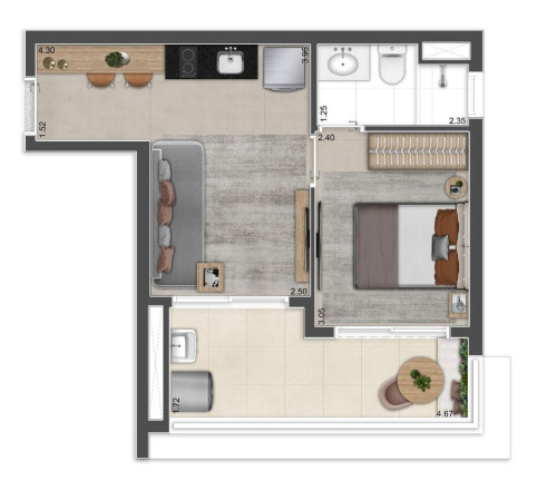 Imagem Apartamento com 1 Quarto à Venda, 32 m² em Perdizes - São Paulo Imagem Apartamento com 1 Quarto à Venda, 32 m² em Perdizes - São Paulo
