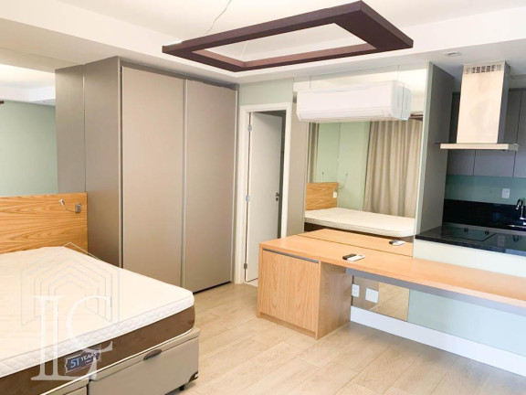 Imagem Apartamento com 1 Quarto à Venda, 43 m² em Brooklin - São Paulo Imagem Apartamento com 1 Quarto à Venda, 43 m² em Brooklin - São Paulo