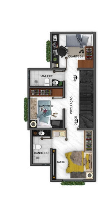 Imagem Casa com 3 Quartos à Venda, 107 m² em Xaxim - Curitiba Imagem Casa com 3 Quartos à Venda, 107 m² em Xaxim - Curitiba