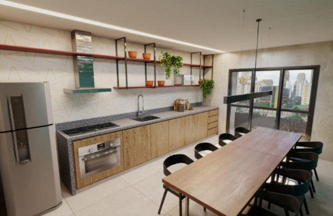 Imagem Imóvel com 1 Quarto à Venda, 31 m² em Pinheiros - São Paulo