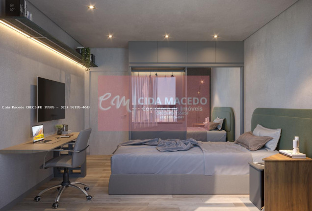 Imagem Apartamento com 2 Quartos à Venda, 56 m² em Aeroclube - João Pessoa