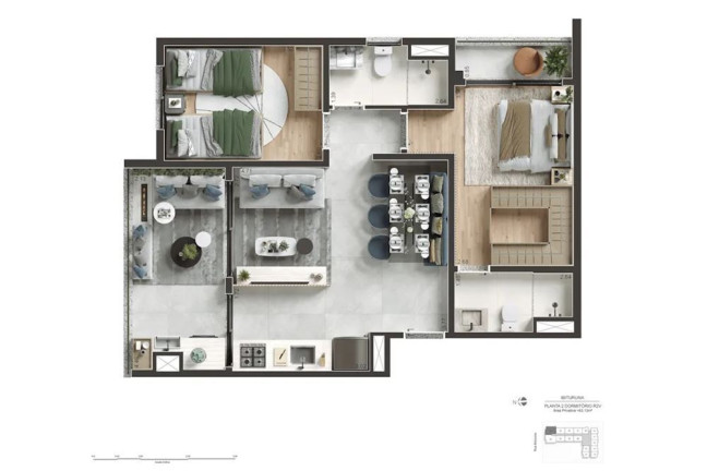 Imagem Apartamento com 2 Quartos à Venda, 63 m² em Saúde - São Paulo