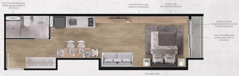 Imagem Apartamento com 1 Quarto à Venda, 100 m² em Jardins - São Paulo