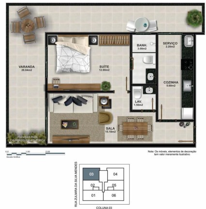 Imagem Apartamento à Venda, 60 m² em Braga - Cabo Frio Imagem Apartamento à Venda, 60 m² em Braga - Cabo Frio