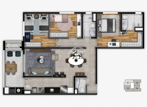 Imagem Apartamento com 3 Quartos à Venda, 92 m² em Centro - Itapetininga Imagem Apartamento com 3 Quartos à Venda, 92 m² em Centro - Itapetininga