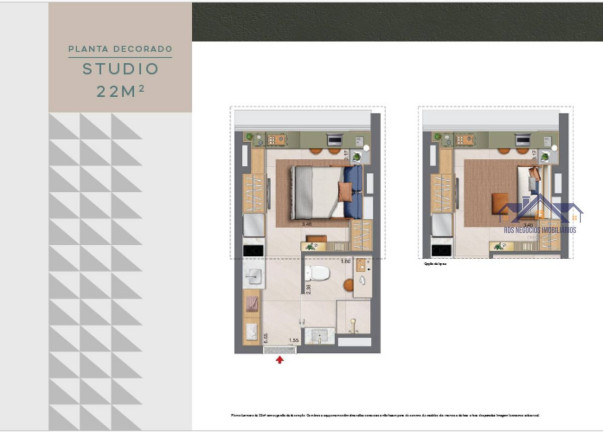 Imagem Apartamento com 1 Quarto à Venda, 22 m² em Brooklin Paulista - São Paulo Imagem Apartamento com 1 Quarto à Venda, 22 m² em Brooklin Paulista - São Paulo