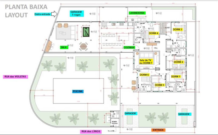 Imagem Casa com 7 Quartos à Venda, 272 m² em Balneário Flórida - Praia Grande Imagem Casa com 7 Quartos à Venda, 272 m² em Balneário Flórida - Praia Grande