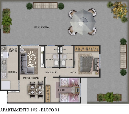 Imagem Apartamento com 1 Quarto à Venda, 80 m² em Ponta De Campina - Cabedelo Imagem Apartamento com 1 Quarto à Venda, 80 m² em Ponta De Campina - Cabedelo