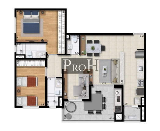 Imagem Apartamento com 3 Quartos à Venda, 90 m² em Casa Branca - Santo André