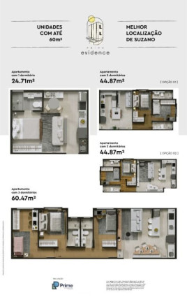 Imagem Apartamento com 1 Quarto à Venda, 60 m² em Vila Costa - Suzano