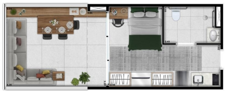 Imagem Apartamento com 1 Quarto à Venda, 29 m² em Vila Mariana - São Paulo