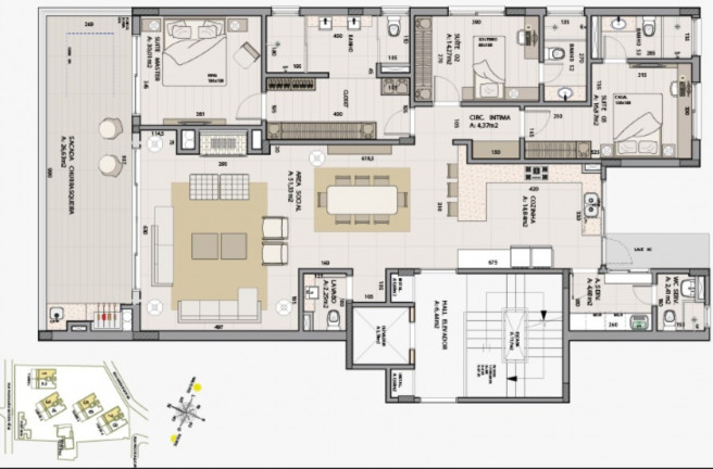 Imagem Imóvel com 3 Quartos à Venda, 389 m² em Tristeza - Porto Alegre