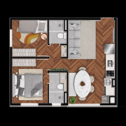 Imagem Imóvel com 2 Quartos à Venda, 66 m² em Cidade Patriarca - São Paulo