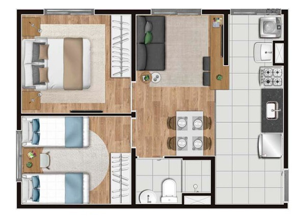 Imagem Apartamento com 2 Quartos à Venda, 40 m² em Lapa - São Paulo