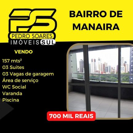 Imagem Apartamento com 3 Quartos à Venda, 157 m² em Manaíra - João Pessoa