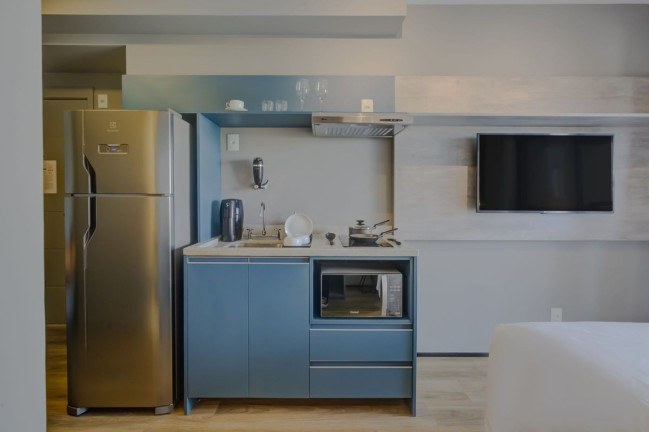 Apartamento com 1 Quarto para Alugar, 25 m² em Brooklin - São Paulo