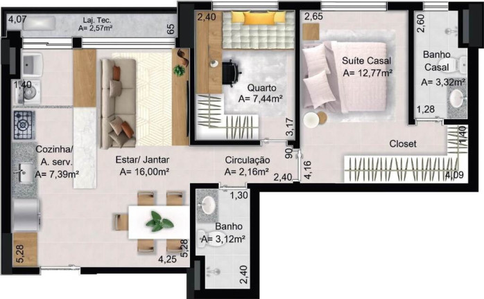 Imagem Apartamento com 3 Quartos à Venda, 88 m² em Serrinha - Goiânia Imagem Apartamento com 3 Quartos à Venda, 88 m² em Serrinha - Goiânia