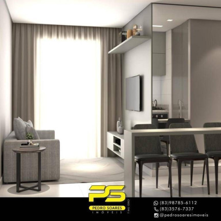 Apartamento com 2 Quartos à Venda, 48 m² em Valentina De Figueiredo - João Pessoa