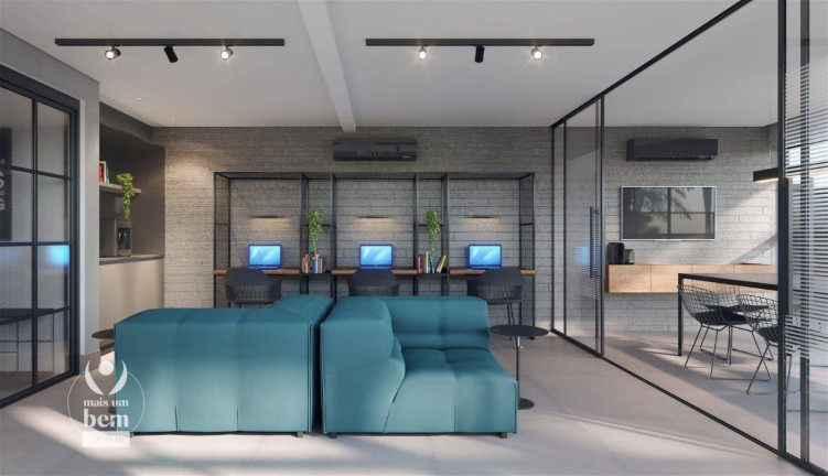 Imagem Studio com 1 Quarto à Venda, 33 m² em Mercês - Curitiba