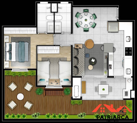 Imagem Apartamento com 2 Quartos à Venda, 76 m² em Swiss Park - Campinas Imagem Apartamento com 2 Quartos à Venda, 76 m² em Swiss Park - Campinas