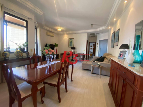 Imagem Apartamento com 3 Quartos para Alugar, 159 m² em Gonzaga - Santos
