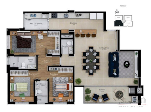 Imagem Apartamento com 3 Quartos à Venda, 258 m² em Agronômica - Florianópolis Imagem Apartamento com 3 Quartos à Venda, 258 m² em Agronômica - Florianópolis