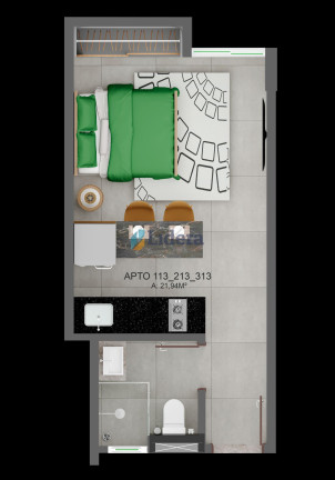 Imagem Imóvel com 1 Quarto à Venda, 22 m² em Intermares - Cabedelo Imagem Imóvel com 1 Quarto à Venda, 22 m² em Intermares - Cabedelo