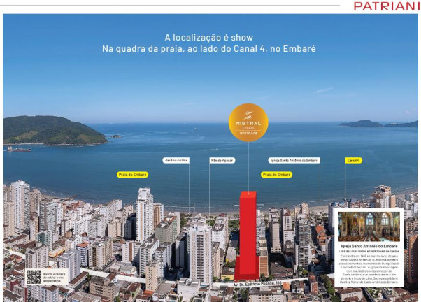 Imagem Apartamento com 2 Quartos à Venda, 96 m² em Embaré - Santos Imagem Apartamento com 2 Quartos à Venda, 96 m² em Embaré - Santos