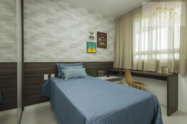 Apartamento com 3 Quartos à Venda, 90 m² em Guararapes - Fortaleza