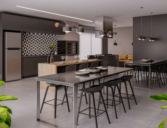 Imagem Apartamento com 2 Quartos à Venda, 46 m² em Centro - Curitiba
