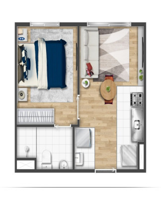 Imagem Imóvel com 2 Quartos à Venda, 36 m² em Vila Andrade - São Paulo