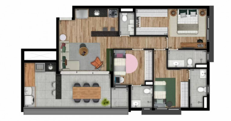 Imagem Apartamento com 3 Quartos à Venda, 98 m² em Pinheiros - São Paulo Imagem Apartamento com 3 Quartos à Venda, 98 m² em Pinheiros - São Paulo