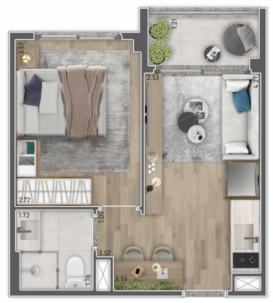 Imagem Imóvel com 1 Quarto à Venda, 26 m² em Vila Mariana - São Paulo