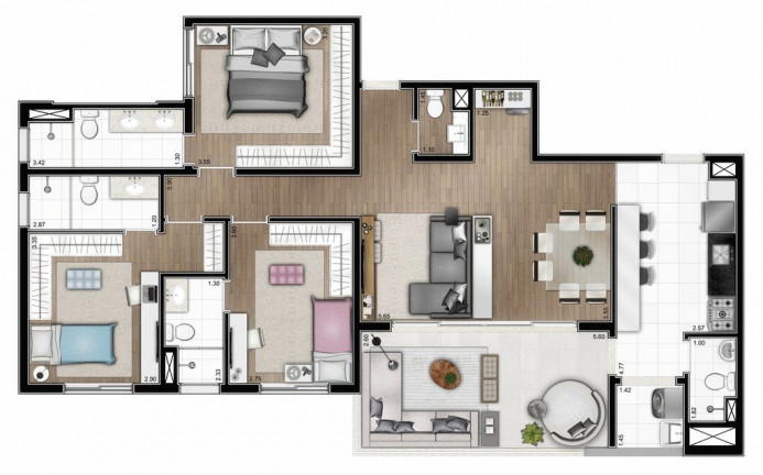 Imagem Apartamento com 3 Quartos à Venda, 172 m² em Perdizes - São Paulo