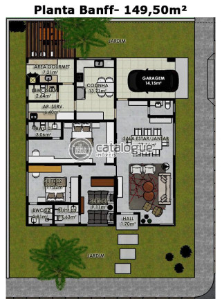 Imagem Casa de Condomínio com 4 Quartos à Venda, 290 m² em Vida Nova - Parnamirim