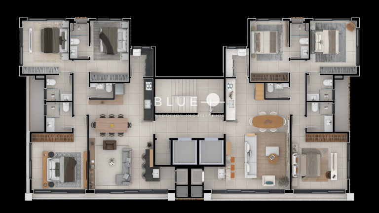 Imagem Apartamento com 3 Quartos à Venda, 128 m² em Centro - Torres