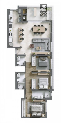 Imagem Apartamento com 3 Quartos à Venda, 119 m² em água Verde - Curitiba Imagem Apartamento com 3 Quartos à Venda, 119 m² em água Verde - Curitiba